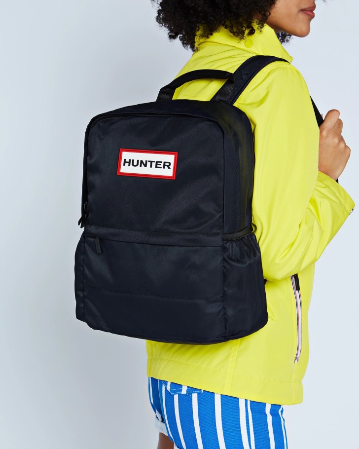Hunter Nylon Backpack Black