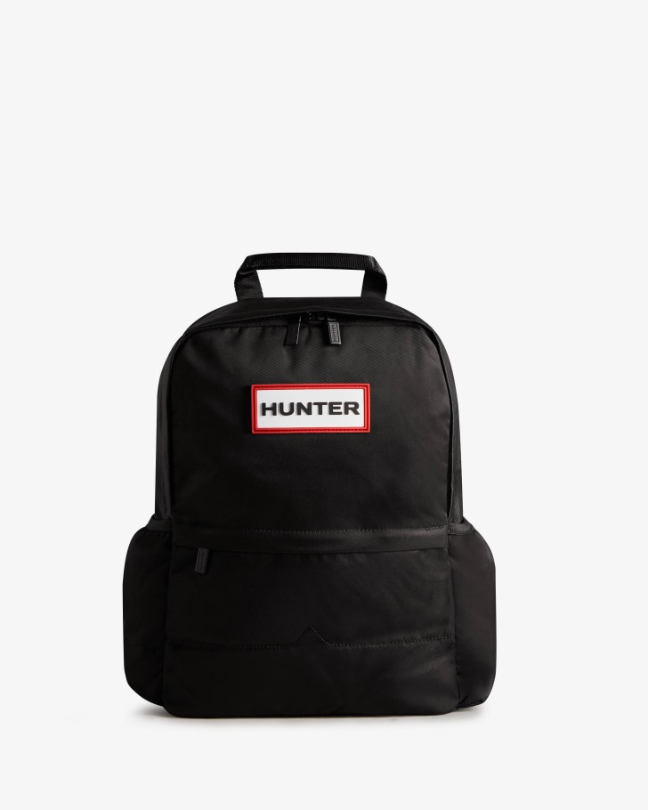 Hunter Nylon Backpack Black