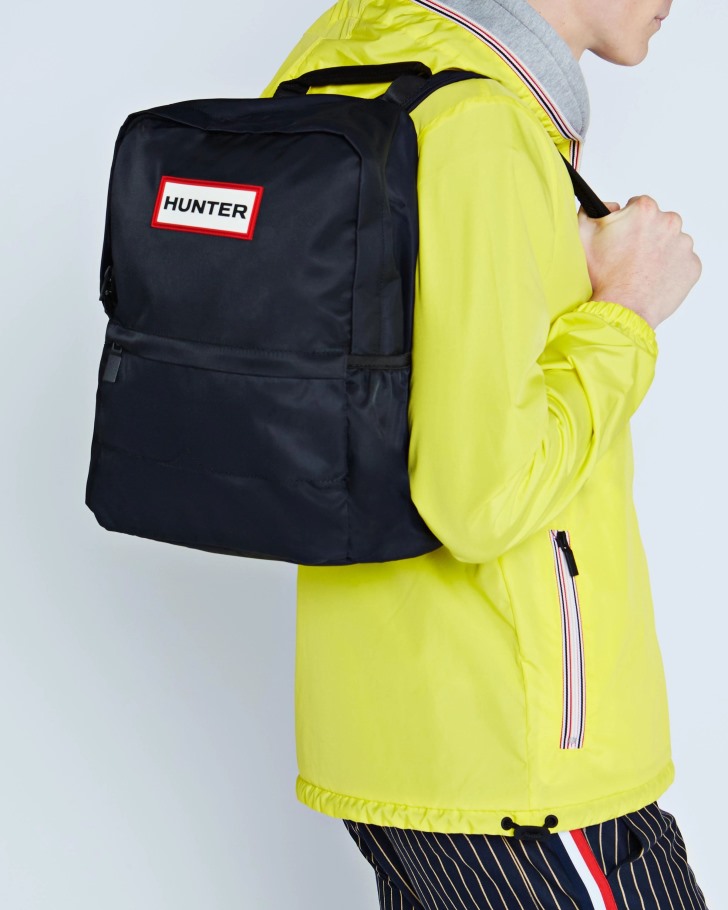 Hunter Nylon Backpack Black