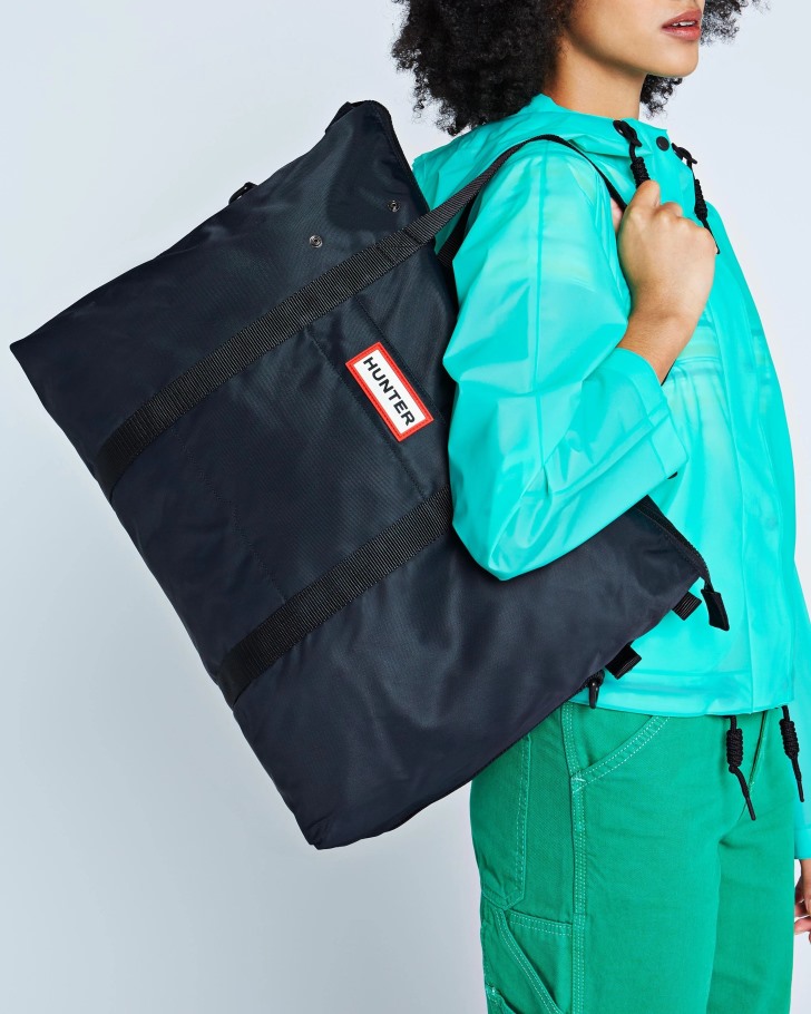 Hunter Nylon Weekend Bag Black