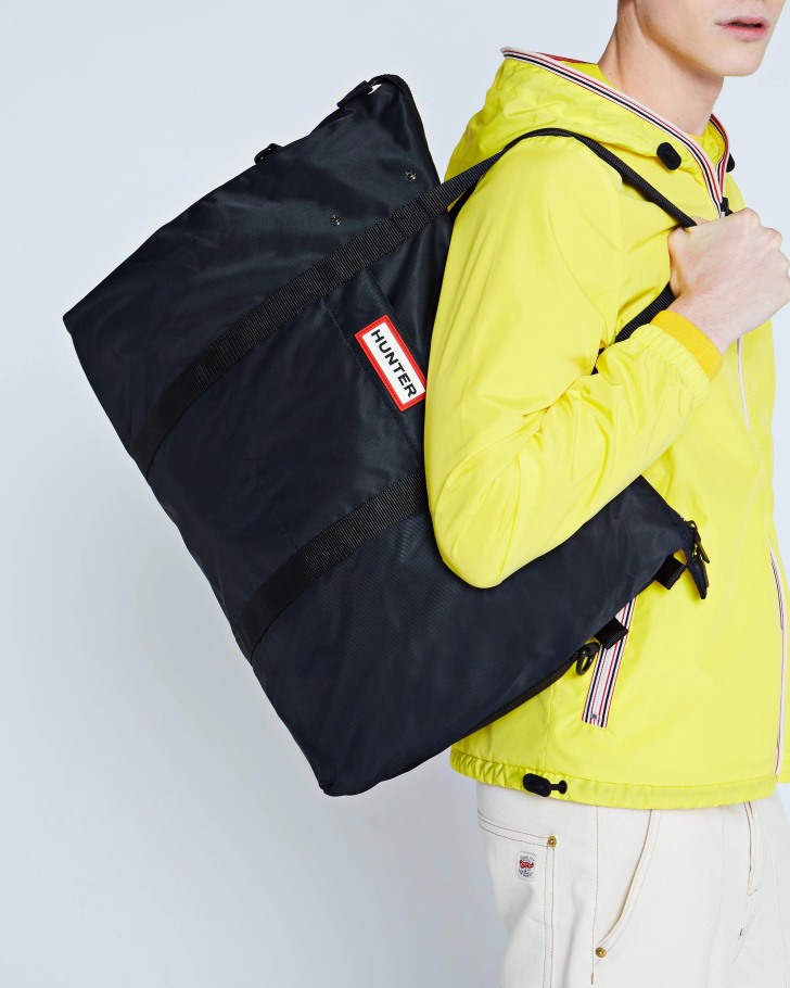 Hunter Nylon Weekend Bag Black