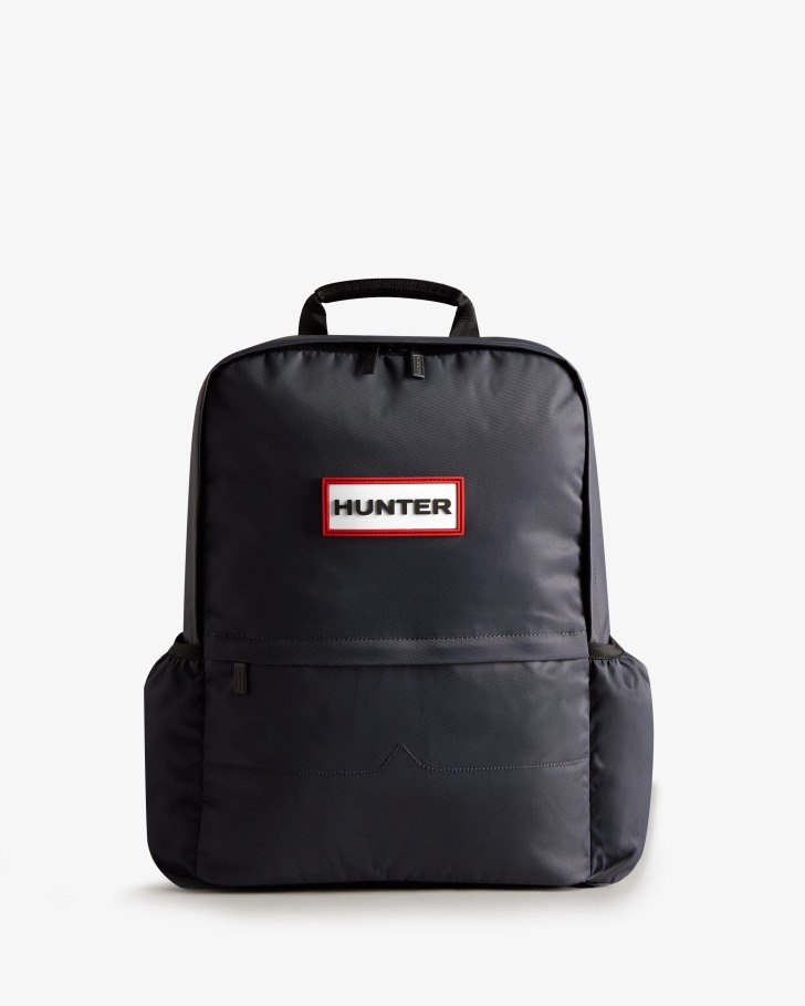 Hunter Nylon Large Backpack Navy