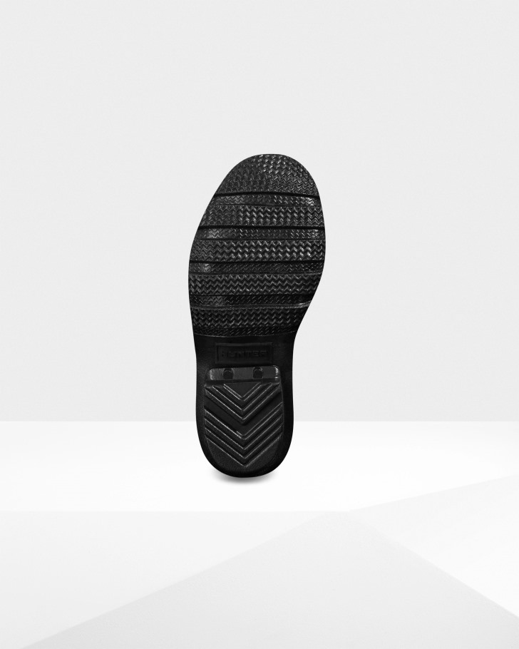 Hunter Big Kids (5-11 Years) Pearlized Rain Boots Black