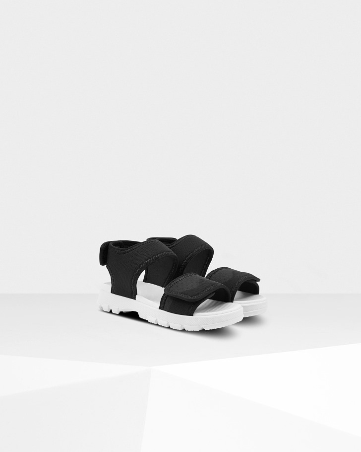 Hunter Big Kids (5-9 Years) Outdoor Walking Sandal Black