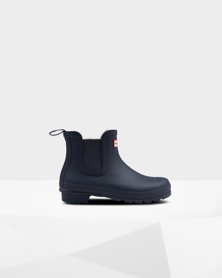 Hunter Women's Insulated Chelsea Boots Navy