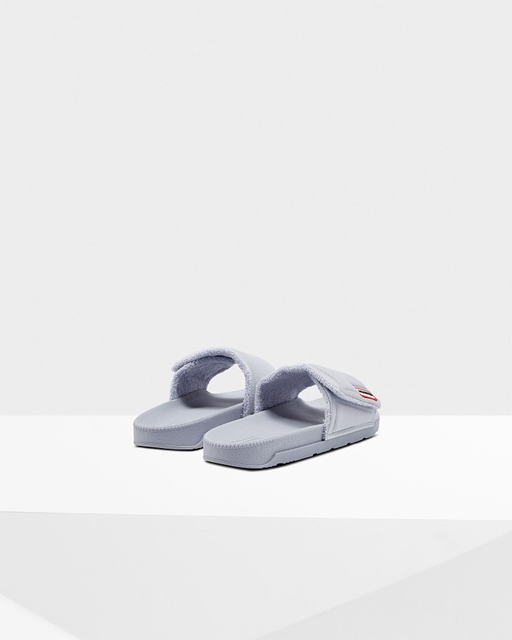 Hunter Women's Adjustable Slides Arctic Iris Blue