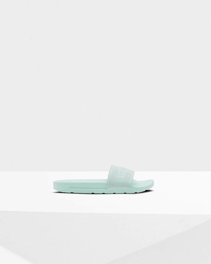 Hunter Women's Elastic Slides Spearmint