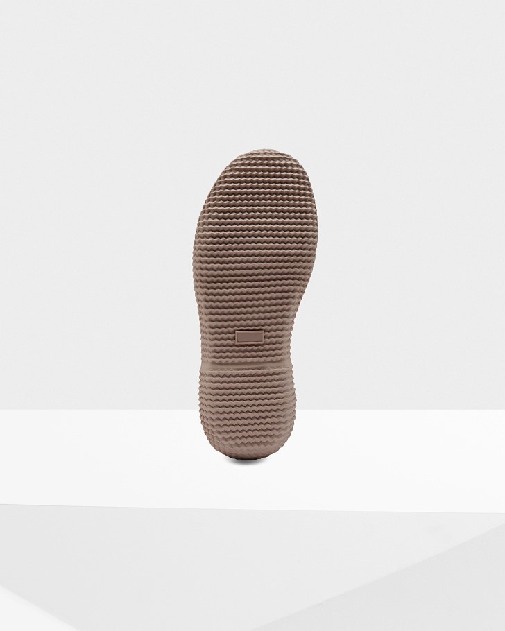 Hunter Women's Insulated Vegan Shearling Shoe Hibiscus Pink