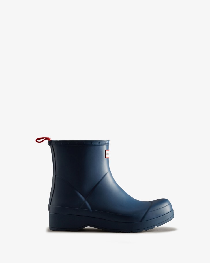 Hunter Men's Play Short Rain Boots Kerhuelen Navy