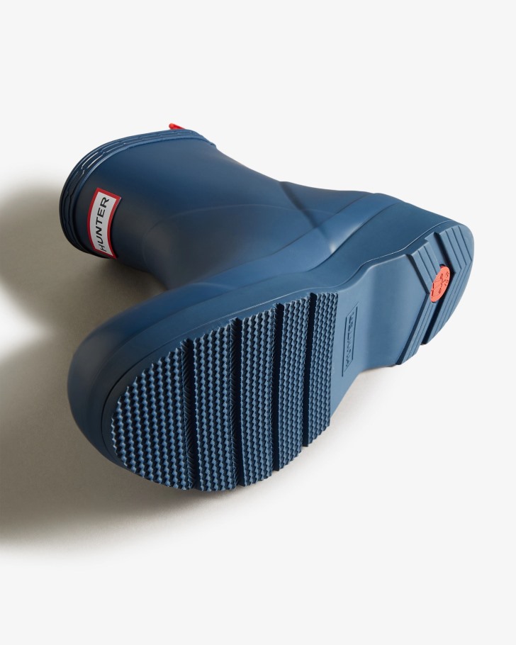 Hunter Men's Play Short Rain Boots Kerhuelen Navy