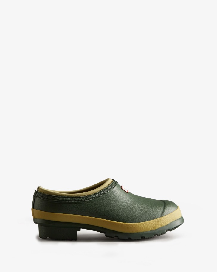 Hunter Women's Gardener Clogs Vintage Green