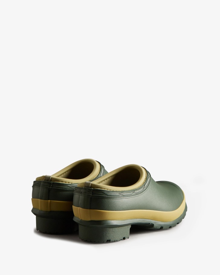 Hunter Women's Gardener Clogs Vintage Green