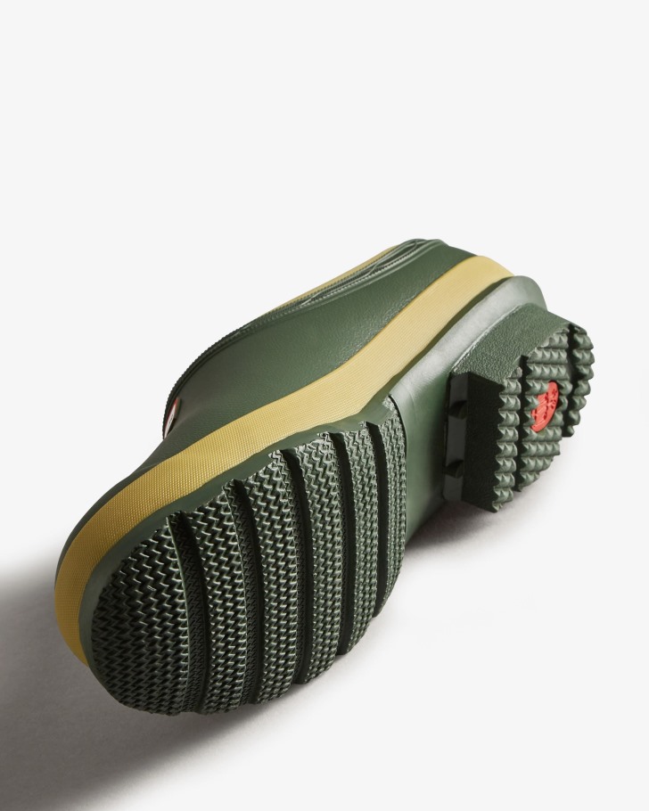 Hunter Women's Gardener Clogs Vintage Green