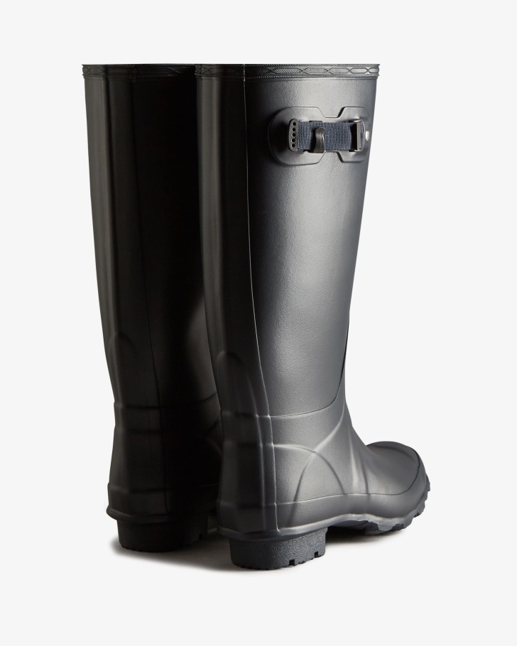 Women's Hunter Huntress Wide Leg Rain Boots Navy