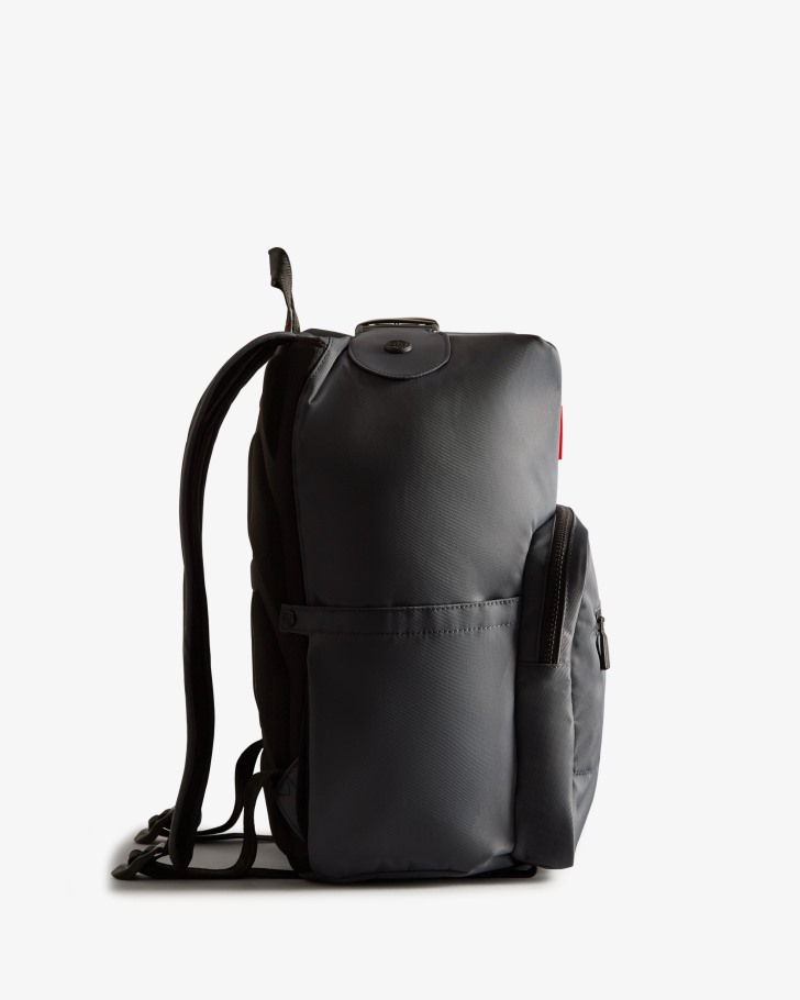 Hunter Nylon Pioneer Top Clip Backpack Navy