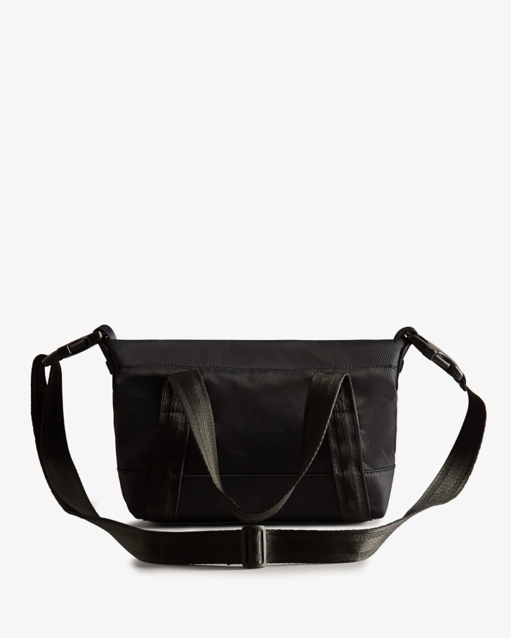 Hunter Nylon Mini Top Clip Tote Bag Black