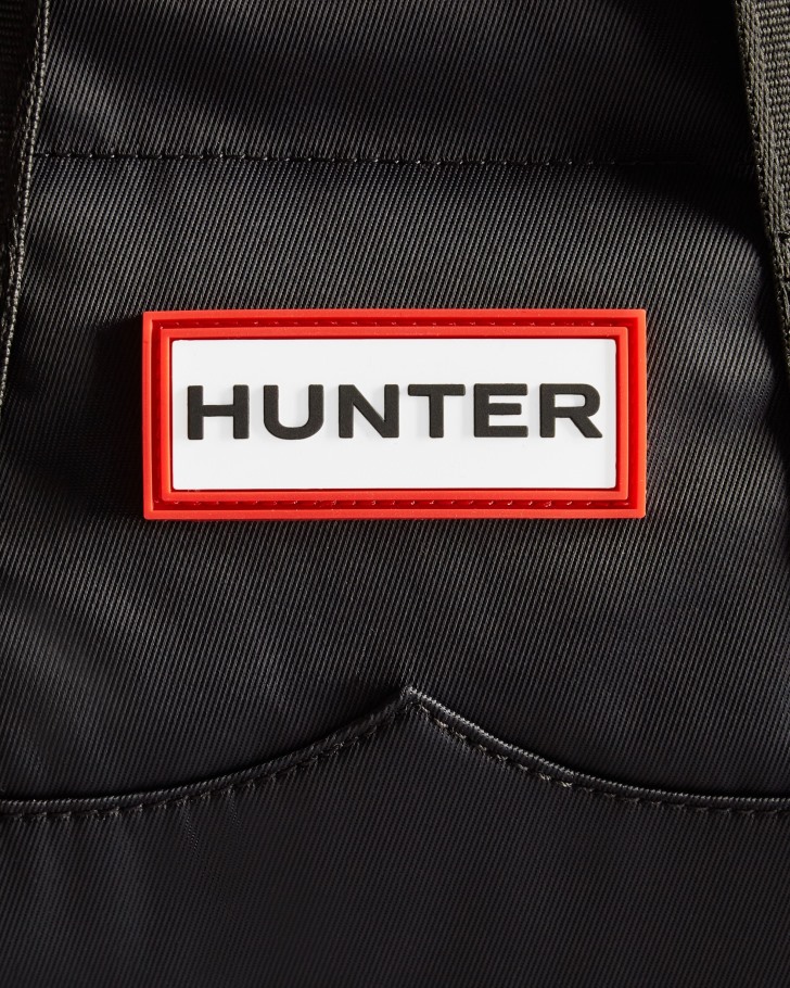 Hunter Nylon Mini Top Clip Tote Bag Black