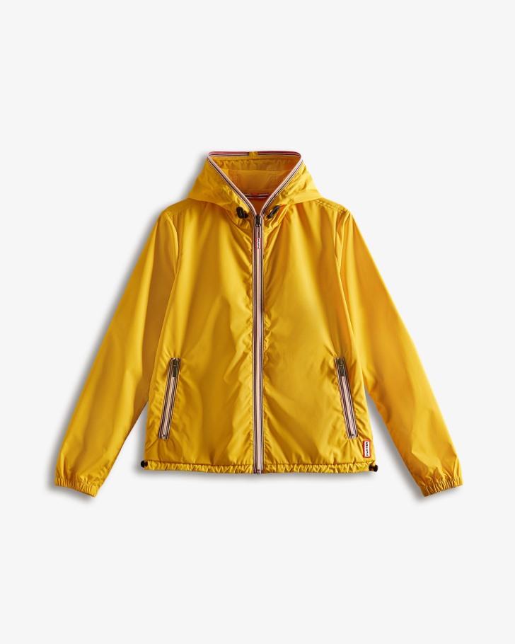 Hunter Women's Recycled Lightweight Packable Jacket Yellow