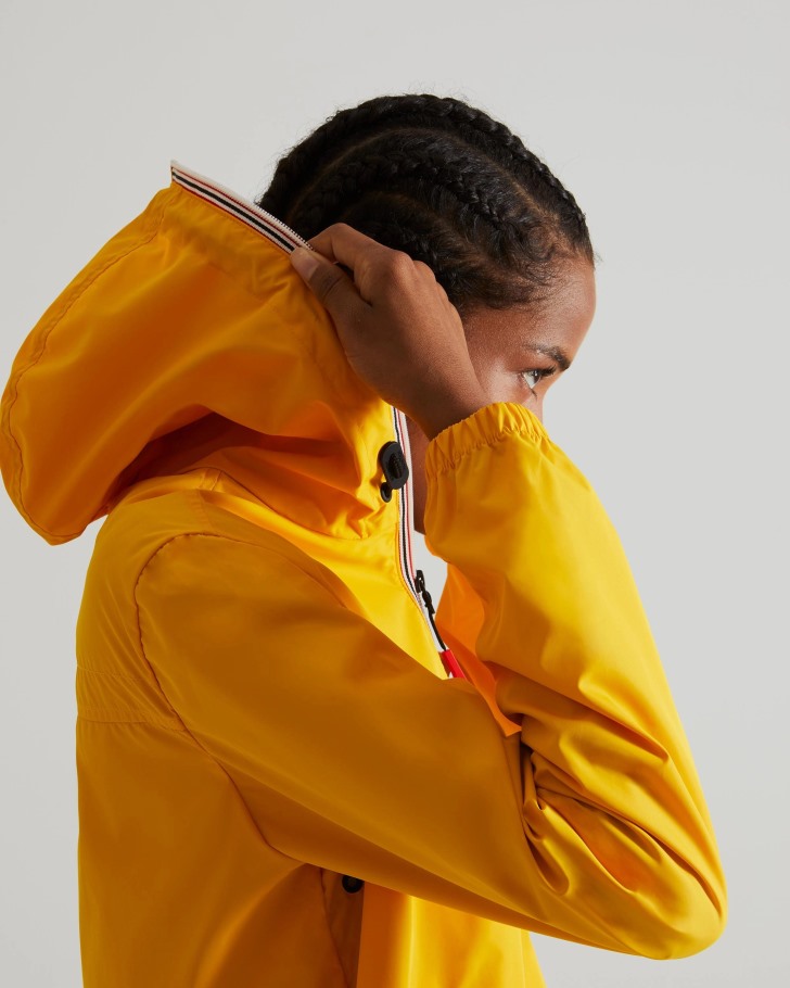 Hunter Women's Recycled Lightweight Packable Jacket Yellow