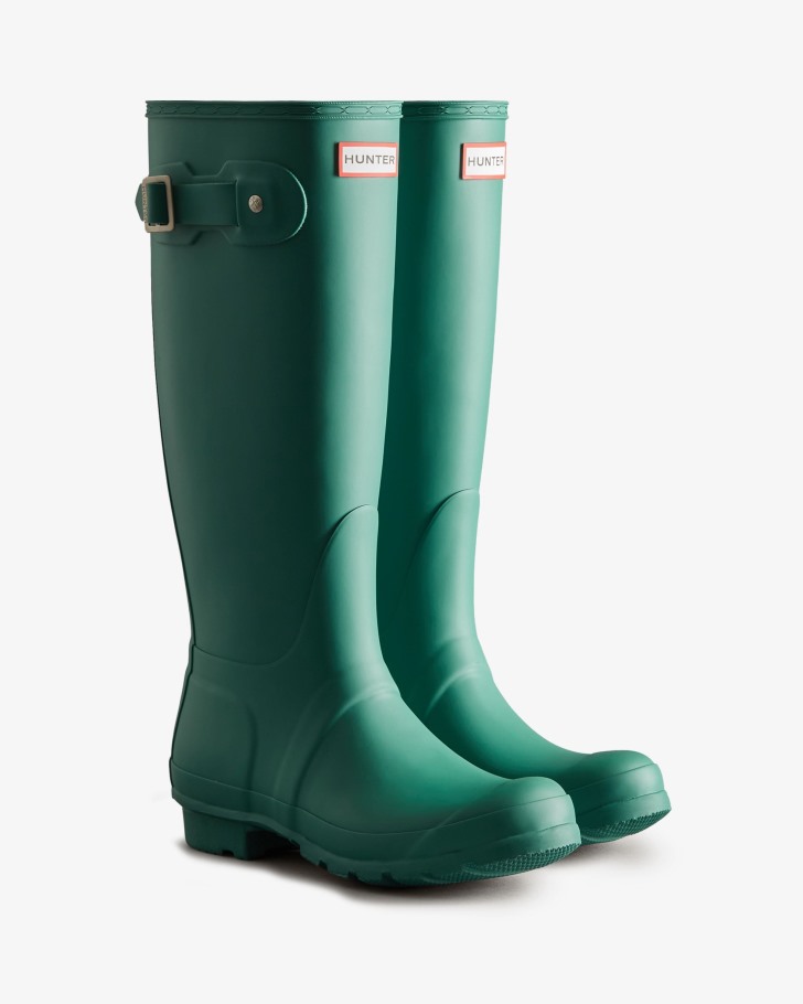Hunter Women's Original Tall Rain Boots Teal Thaw