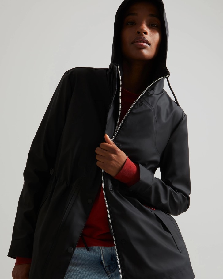 Hunter Women's Lightweight Waterproof Jacket Black