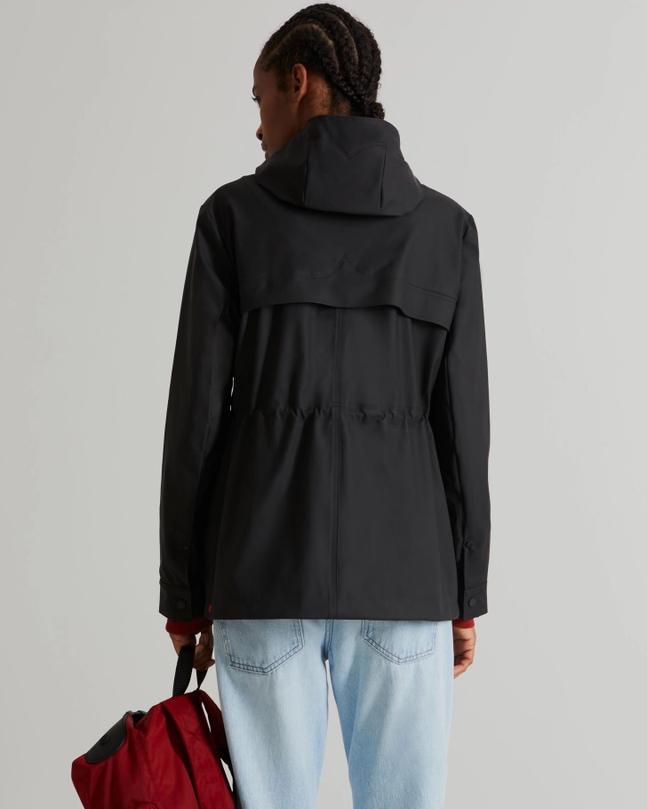 Hunter Women's Lightweight Waterproof Jacket Black