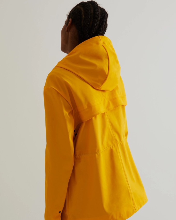 Hunter Women's Lightweight Waterproof Jacket Yellow