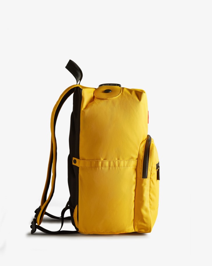 Hunter Nylon Pioneer Top Clip Backpack Yellow
