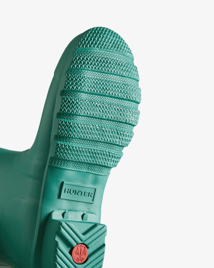 Hunter Women's Original Short Rain Boots Teal Thaw