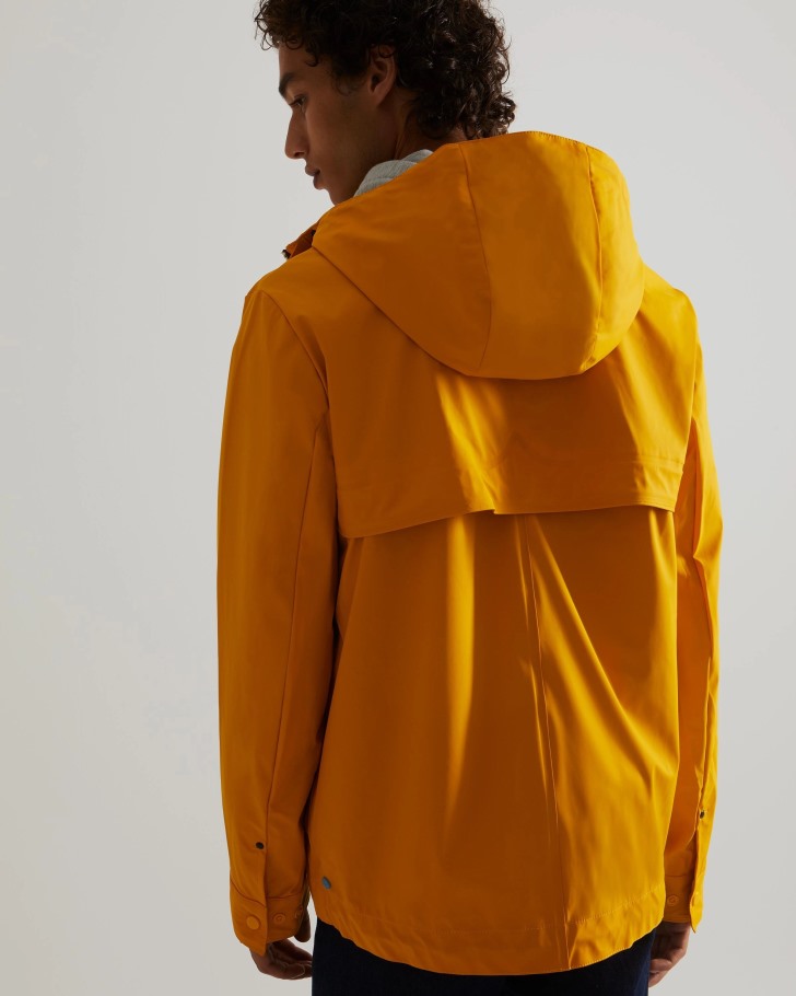 Hunter Men's Lightweight Waterproof Jacket Yellow