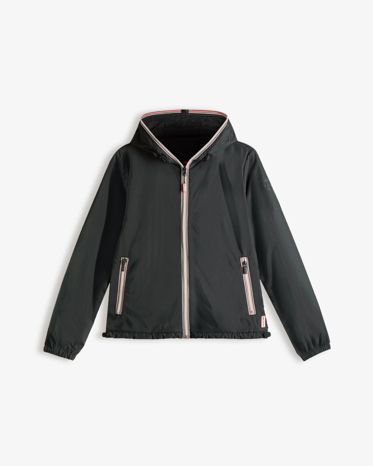 Hunter Women's Recycled Lightweight Packable Jacket Black