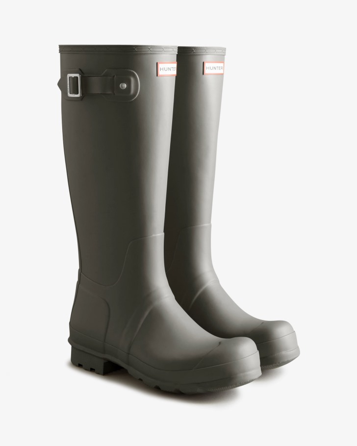Hunter Men's Original Tall Rain Boots Docker Grey