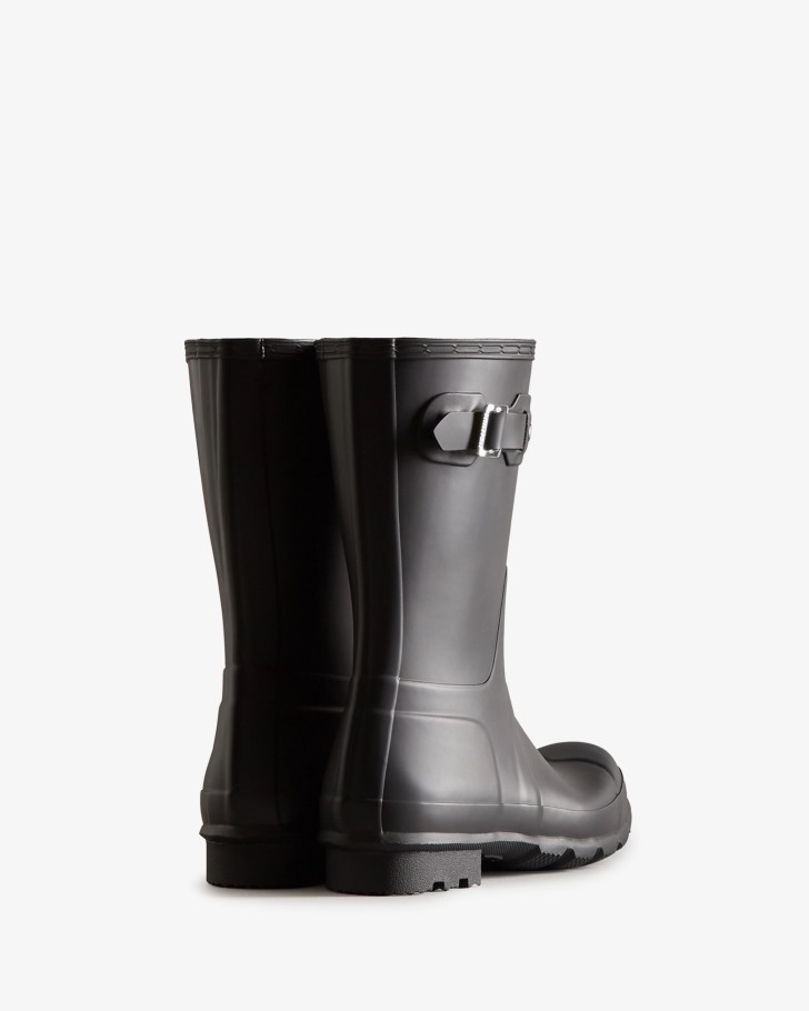 Hunter Men's Original Short Rain Boots Black