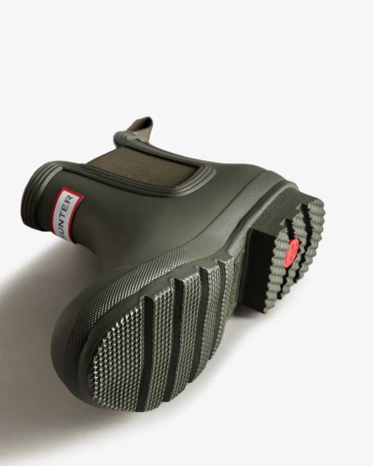 Hunter Men's Original Chelsea Boots Dark Olive