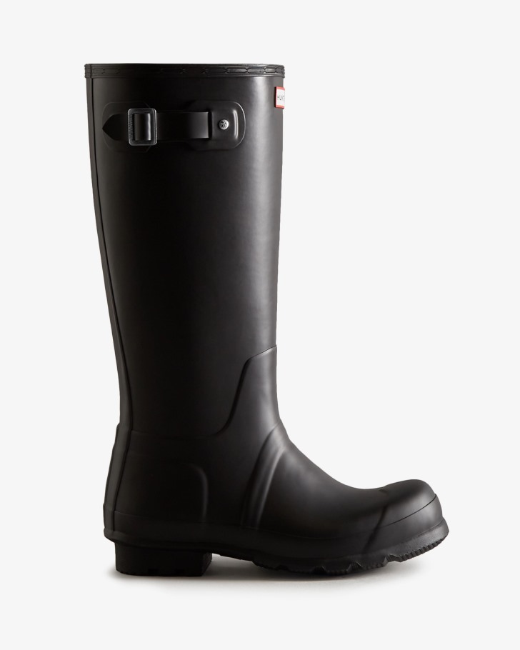 Hunter Men's Tall Insulated Rain Boots Black
