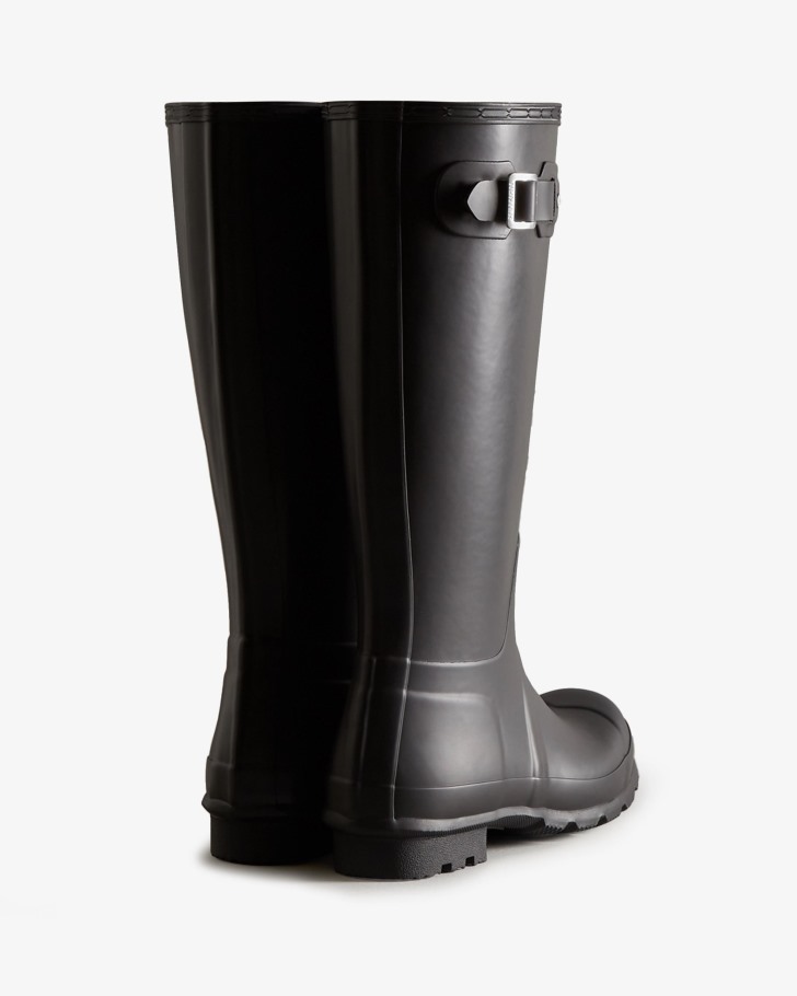 Hunter Men's Tall Insulated Rain Boots Black