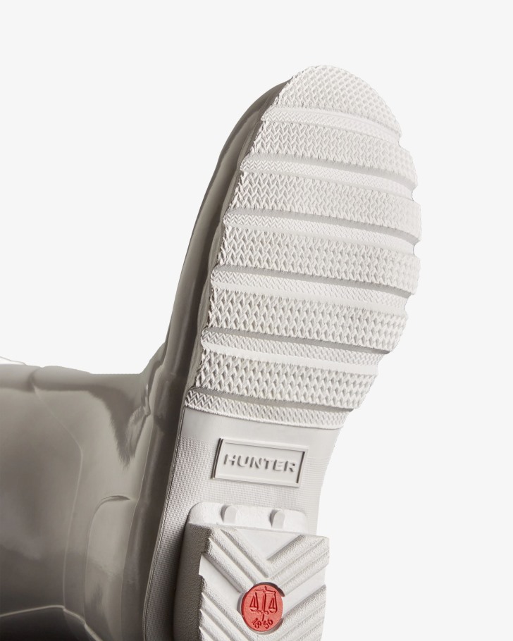 Hunter Women's Original Short Gloss Rain Boots White