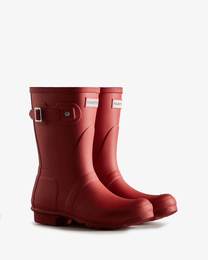Hunter Women's Original Short Rain Boots Military Red