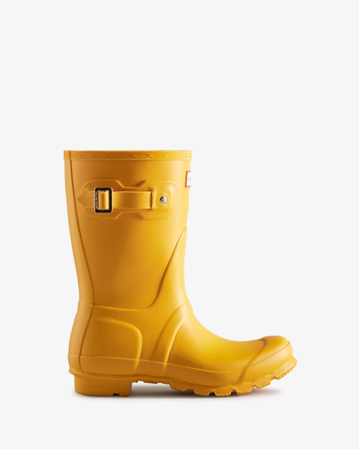 Hunter Women's Original Short Rain Boots Yellow