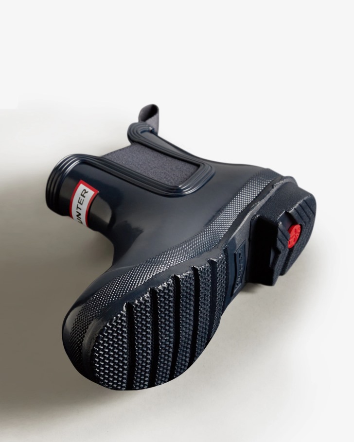 Hunter Women's Original Gloss Chelsea Boots Navy