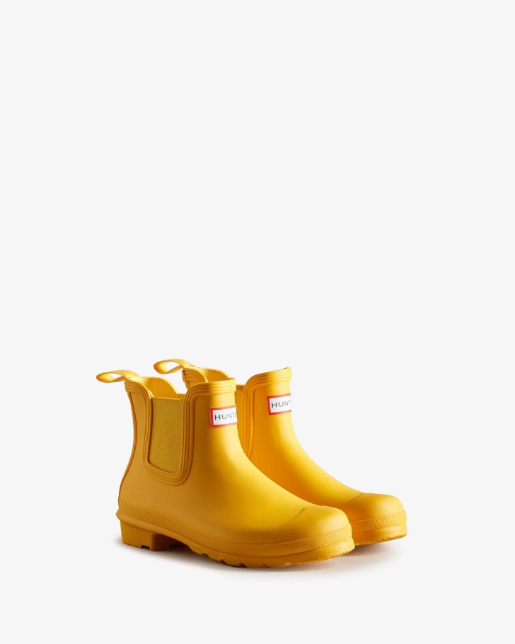Hunter Women's Original Chelsea Boots Yellow