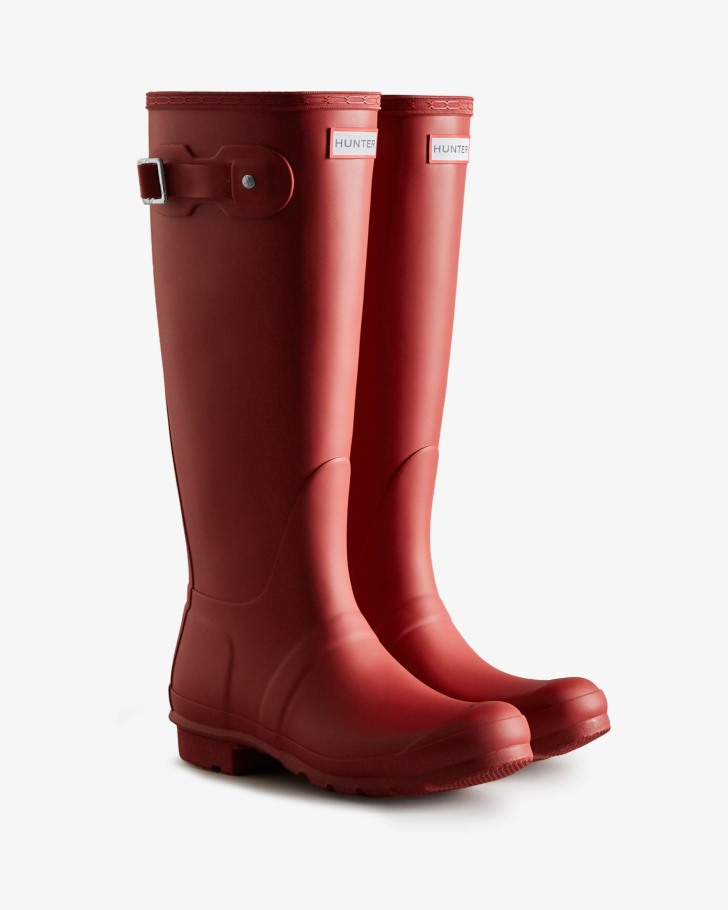 Hunter Women's Original Tall Rain Boots Military Red
