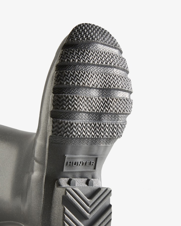 Hunter Big Kids (5-11 Years) Cosmic Rain Boots Silver