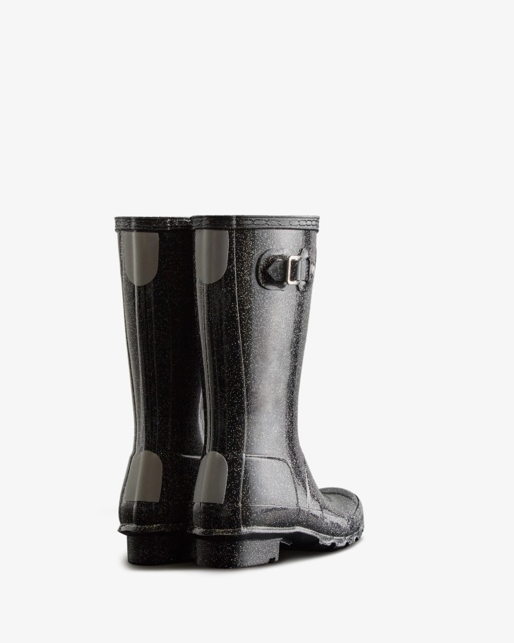 Hunter Big Kids (5-11 Years) Starcloud Rain Boots Black Multi