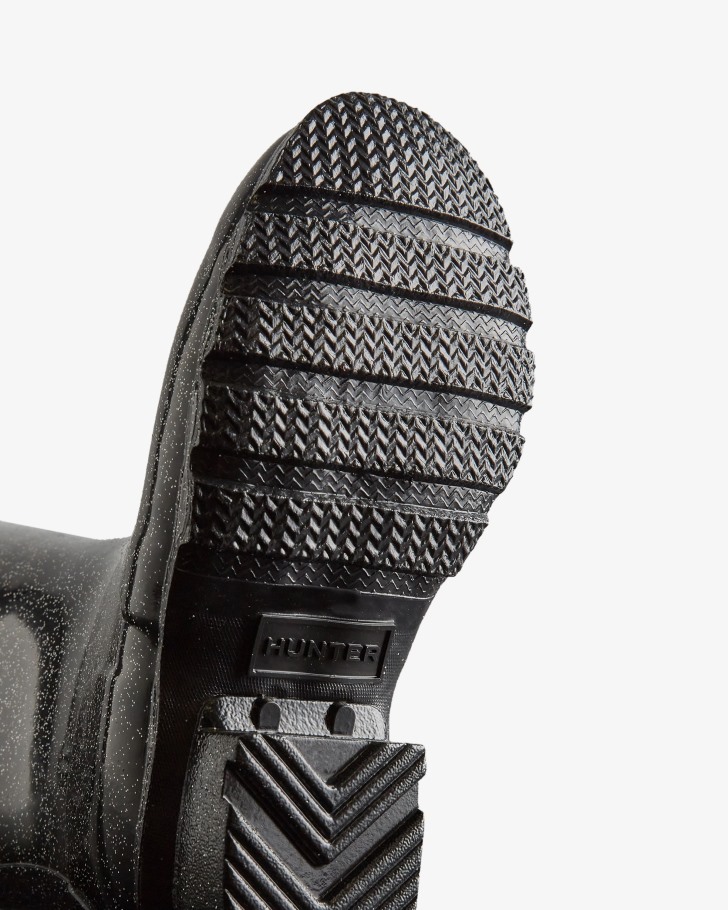 Hunter Big Kids (5-11 Years) Starcloud Rain Boots Black Multi