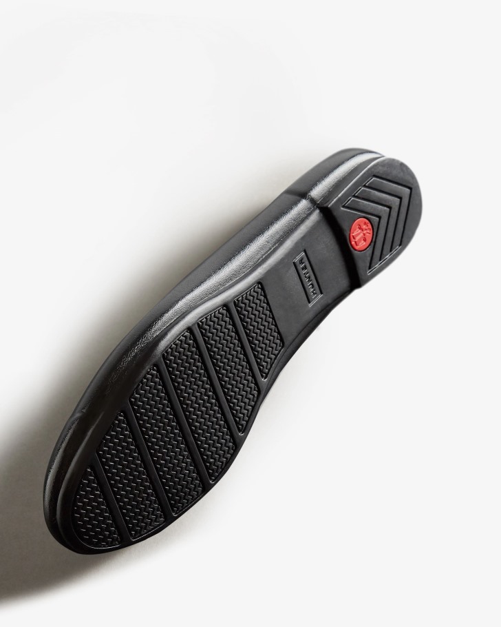 Hunter Women's Tour Gloss Ballerina Flats Black