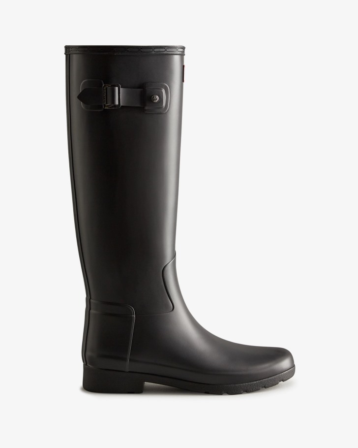 Hunter Women's Refined Slim Fit Rain Boots Black