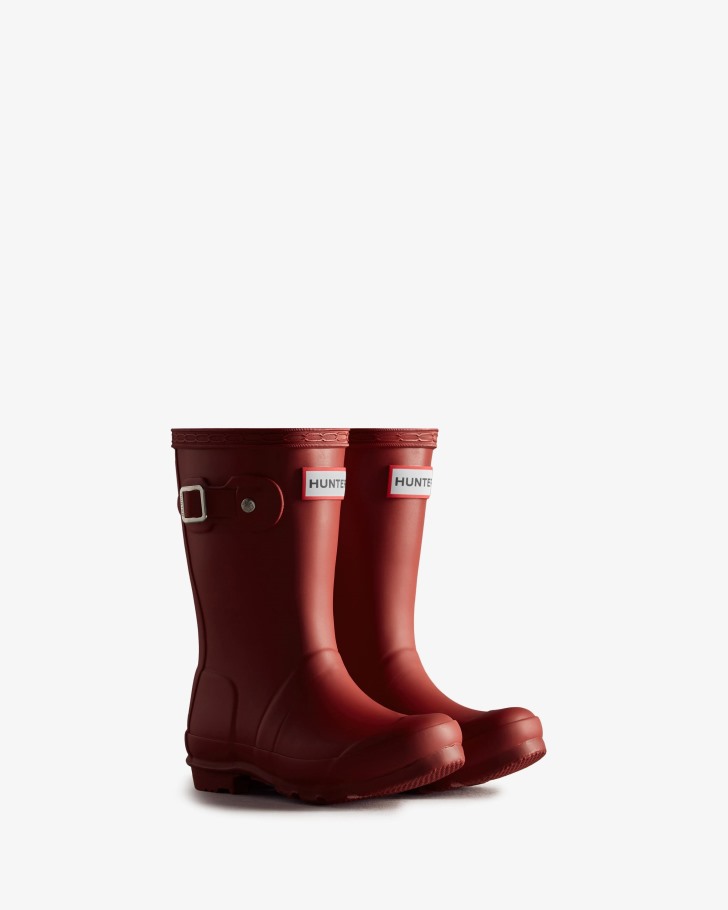 Hunter Original Little Kids (2-6 Years) Rain Boots Military Red