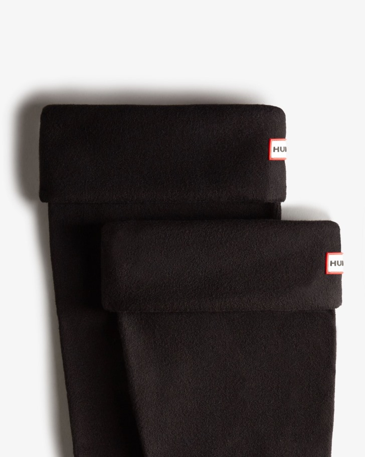 Hunter Recycled Fleece Cuff Wide Tall Boot Socks