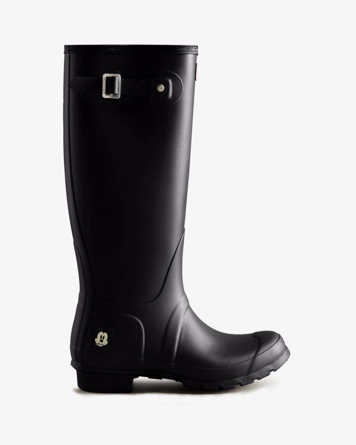 Hunter Women's Disney Tall Rain Boots Black